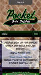 Mobile Screenshot of pocketgirlssoftball.org